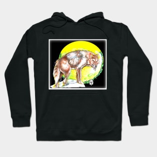 WOLF AND MOON Hoodie